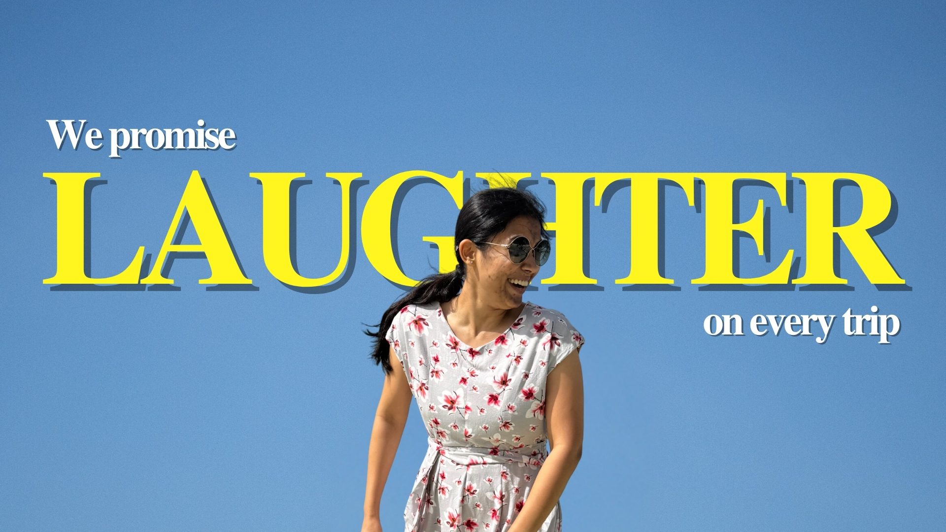Woman laughing freely – Jugni laughter travel experience