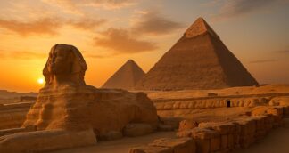 Pyramids of Giza at sunset – Classical Egypt all-women trip to Egypt