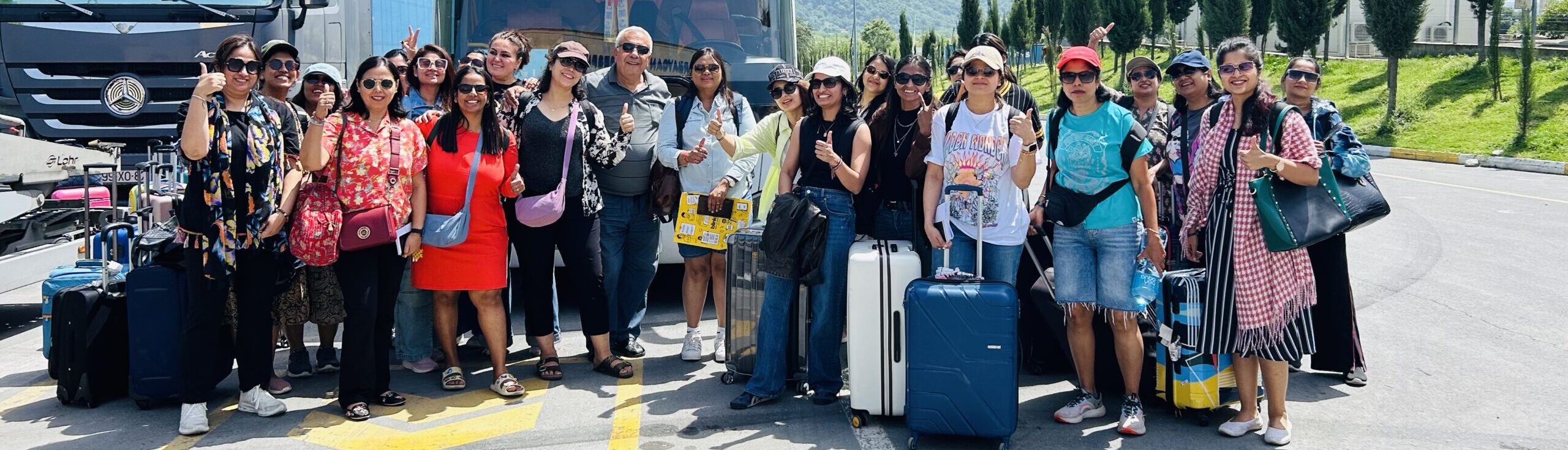 Group of women travellers in India with Jugni Travel, ideal for solo women looking for a female travel partner for group trips