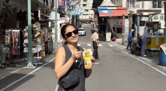 Tamanna from Jugni Travel at a street market in Asia — your women only China trip leader